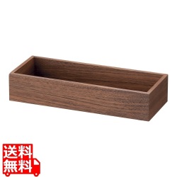カトラリーボックス 小 身 ブラウン 写真1