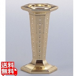 六角ウェディング・ケーキピラー ゴールド PP8330 写真1