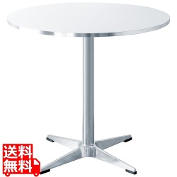 カフェーテーブル DNT-8080 シルバー 写真1