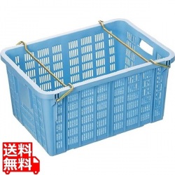 プラスケット No.750 II スタッキング金具付 BL PP製 写真1