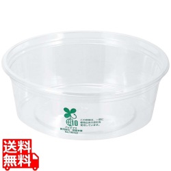 丸カップ(バイオカップ)防曇蓋 PBPM286(50枚入)直径129×H7 写真1