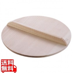 明)木製薄口鍋蓋30cm 写真1