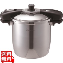 ワンダーシェフ 魔法のクイック両手圧力鍋 8L NQDA80 写真1