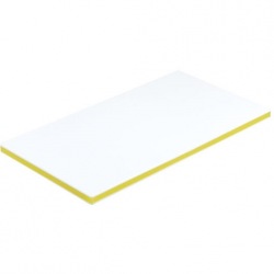 ポリエチレン抗菌カラーまな板 CKY-20S(450×300×20)イエロー 写真1