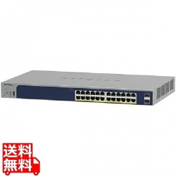 POE+対応 (190W) ギガビット24ポート アプリ&クラウドスマートスイッチ 写真1