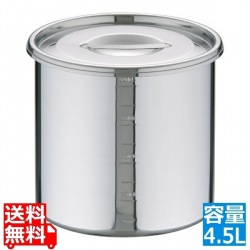 18-8 目盛付 キッチンポット 18cm 業務用 写真1