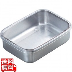 18-8 キッチンバット AS蓋付 大(315×220×77) 写真1