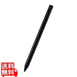 タッチペン スタイラスペン ( iPad用 / 各種スマホ・タブレット用 ) 2モード搭載 充電式 USB Type-C 充電 磁気吸着 ペン先1.5mm 極細 D型 ペン先交換可 ブラック 写真1