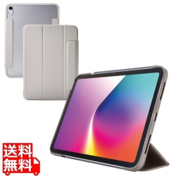 iPad(A16) フラップケース 薄型軽量 カラーエッジ 背面クリア 写真1