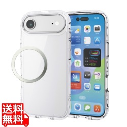 TOUGH SLIM LITE ケース オールクリア メタルステッカー付 写真1