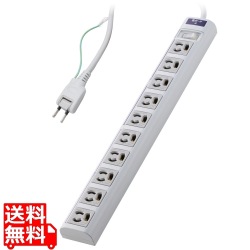 3ピン抜け止め10口タップ 写真1