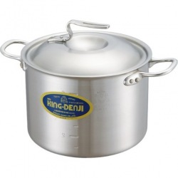 ニューキングデンジ 半寸胴鍋 18cm(3.3L) 写真1