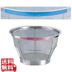 TKG NEWマンモス カラー 深型ざる 33cm ブルー 写真1