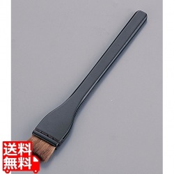 黒塗り柄刷毛(馬胴毛) 30mm 写真1