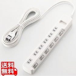 無点灯個別スイッチ付 雷ガードタップ 写真1