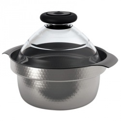 フタがガラスのIH対応ご飯釜雪平 GIS-200 写真1