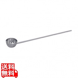 ステンレス 一体型 角柄ひしゃく18cm×柄長100cm 写真1