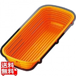 サーモ 醗酵カゴ長角型(ポリプロピレン) 48769 オレンジ 写真1