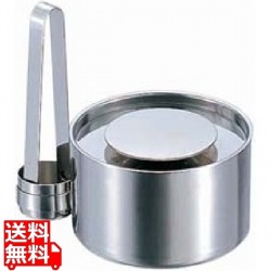 モリブデン ガリ・薬味入れ(トング付) MR-495 写真1