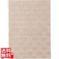 チェック柄メニューブック MB-301 大 アイボリー 写真1