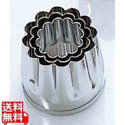 EBM 18-8 手造抜型 3Pcs 秋 菊 写真1