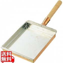 SA銅 玉子焼 関西型 13.5cm | 銅 タマゴヤキ 卵焼き 鈴引き加工 玉子 写真1