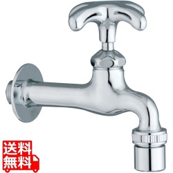 水凛フォーセット クロス シルバー(ホース用アダプター付) 写真1