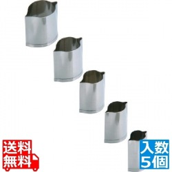 SA18-8手造り業務用抜型(5ヶ組) 椿の葉 写真1