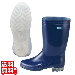 アキレス 長靴 タフテックホワイト62(透明底)ブルー 22.5cm 写真1