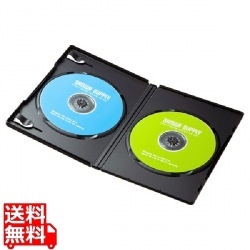 DVDトールケース(2枚収納・30枚セット・ブラック) 写真1