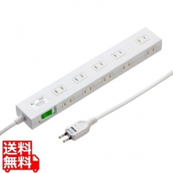 雷ガードタップ 5m ホワイト 写真1