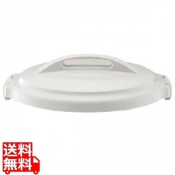 新ベルク 丸型ポリペール グレー 130G 蓋 PP製 ※蓋のみの販売です 写真1