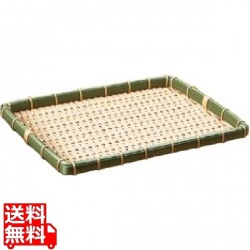 樹脂 身竹 角長かご(浅)60号 91-055D 業務用 写真1