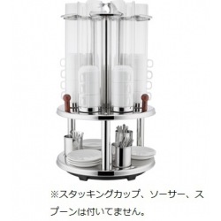 ビッフェ用コーヒーカップ・ソーサースタンドU09-1000 写真1