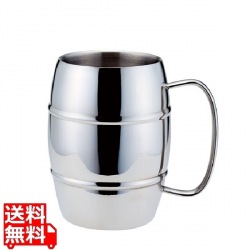 18-8 ビアージョッキ 16オンス(二重構造) 写真1