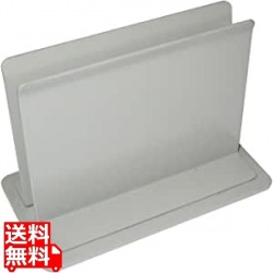 BS-22メタルブックスタンド小グレー 写真1