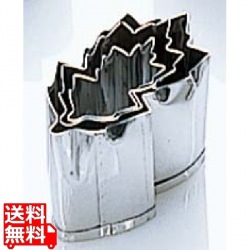 EBM 18-8 手造抜型 3Pcs 秋 菊の葉 写真1