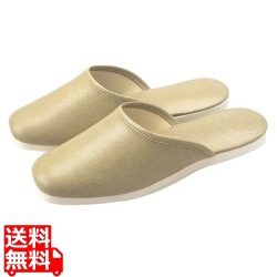 スリッパ(白薄底)前とじタイプ No014L ベージュ(06) 写真1