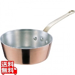 SAエトール 銅 テーパー鍋 24cm ※ ガス火専用 写真1