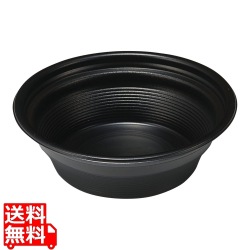 麺丼(50入) 本体 黒 RHDT804 写真1
