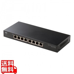 ギガビット対応PoEスイッチングハブ(8ポート・マグネット付き) 写真1