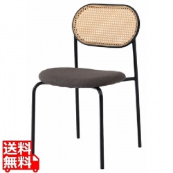 東谷 L2 チェア 椅子 TOE-125DGY ダークグレー ラタン調 完成品 写真1