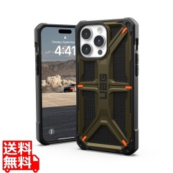 iPhone 15 Pro Max 2023対応耐衝撃ケース MONARCH ケブラーエレメントグリーン【日本正規代理店品】 写真1