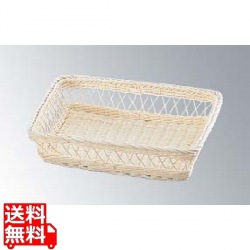 籐製角カゴ 16-728B(619B)300×260×H75 写真1