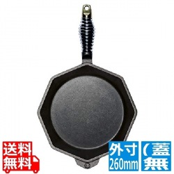 フィネックス キャストアイアン スキレット 10インチ S10-10001(蓋無) 外径26cm 写真1