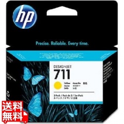 HP711インクカートリッジ イエロー29mlX3 写真1