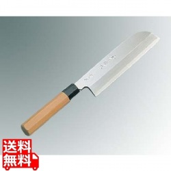 兼松作 銀三鋼 鎌型薄刃庖丁 18cm 写真1