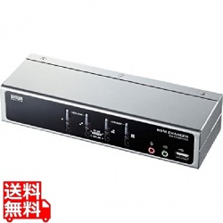 USB・PS/2コンソール両対応パソコン自動切替器(4：1) 写真1