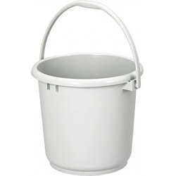 トンボ ニューセレクト吊手付ペールB-20 本体 グレー 写真1