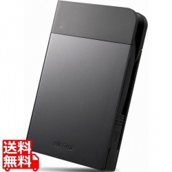 ICカード対応MILスペック 耐衝撃ボディー防雨防塵ポータブルHDD 2TB ブラック 写真1